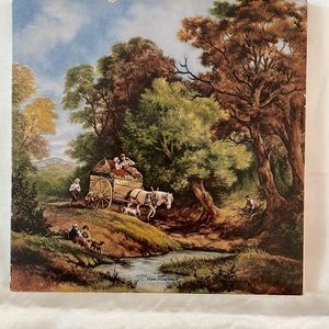 Vintage MOSA HOLLAND Decorative Ceramic tile 6” x 6”